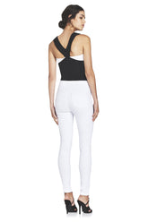High Waisted White Jeans -  Genevieve's Wardrobe Australia